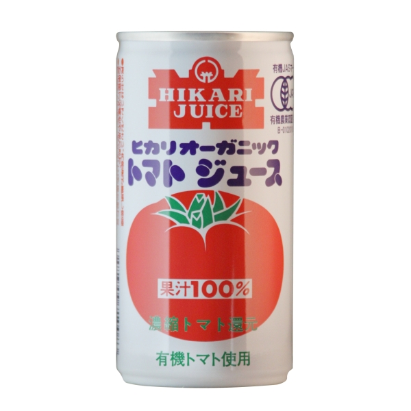 光食品 オーガニックトマトジュース 有塩 190g缶×30本入|野菜ジュース とまと オーガニック野菜 有機JAS