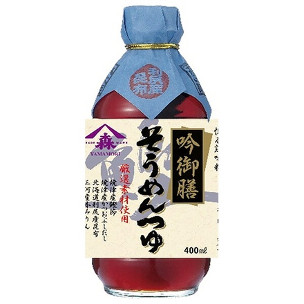 ヤマモリ 吟御膳そうめんつゆ 400ml瓶×12本入|調味料 めんつゆ 瓶 素? つゆ