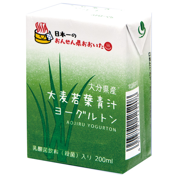 ヨーグルトン乳業 大麦若葉青汁 ヨーグルトン 200ml紙パック×16本入|清涼飲料水 青汁 紙パック 大麦若葉