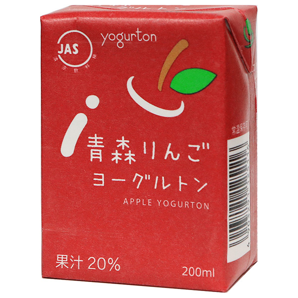 ヨーグルトン乳業 青森りんご ヨーグルトン 200ml紙パック×16本入|林檎 紙パック