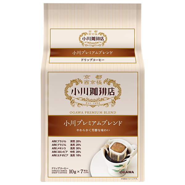 小川珈琲 小川珈琲店 プレミアムブレンド ドリップコーヒー7杯分 70g(10g×7袋)×6箱入|嗜好品 コーヒー類 ドリップコーヒー