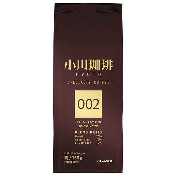小川珈琲 スペシャルティコーヒーブレンド 002 粉 150g×24袋入|嗜好品 珈琲 コーヒー レギュラー 粉