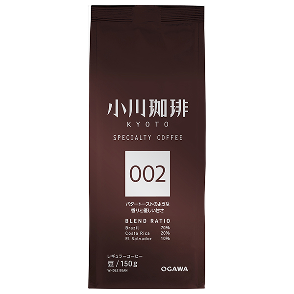 小川珈琲 スペシャルティコーヒーブレンド 002 豆 150g×24袋入|嗜好品 珈琲 コーヒー レギュラー 豆