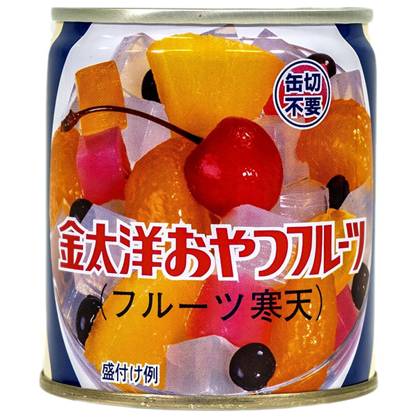 太洋食品 おやつフルーツ 210g缶×24本入|缶詰 寒天 くだもの 缶切不要