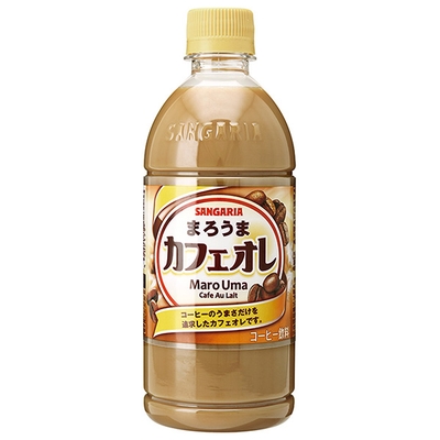 サンガリア まろうまカフェオレ 500mlペットボトル×24本入