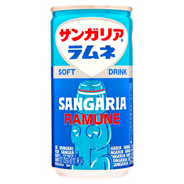サンガリア ラムネ 190g缶×30本入|ラムネ 飲料 炭酸 炭酸飲料 ソーダ サイダー 缶