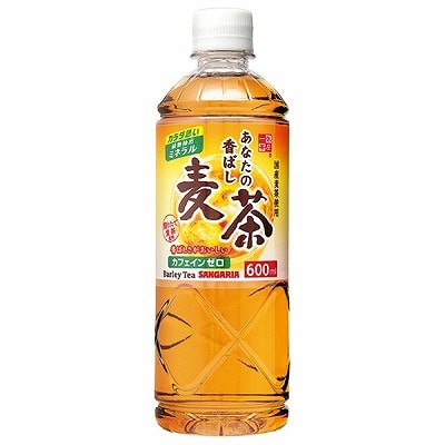 サンガリア あなたの香ばし麦茶 600mlペットボトル×24本入