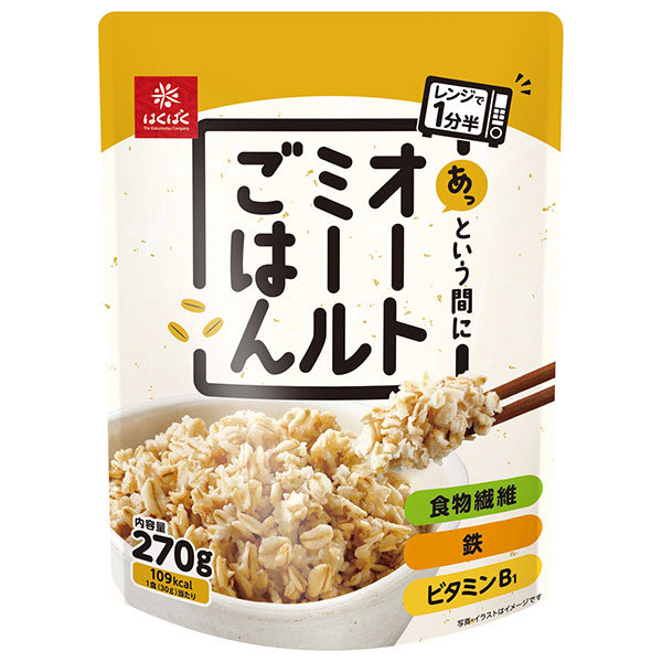 はくばく オートミールごはん 270g×6個入|一般食品 オートミール ごはん ビタミン