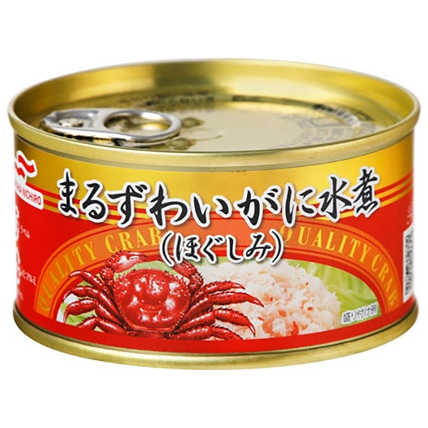 マルハニチロ まるずわいがに水煮 ほぐしみ 110g×24個入|缶詰 カニ ズワイガニ 缶切不要