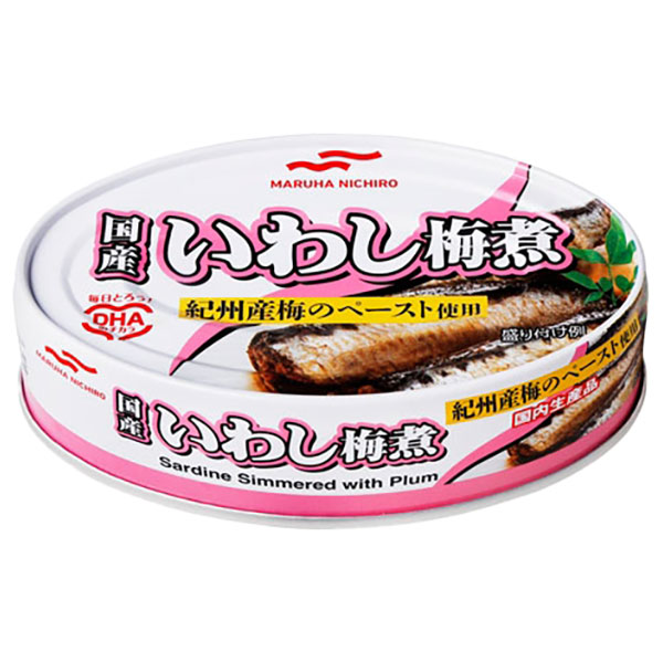 マルハニチロ いわし梅煮 100g×30個入|缶詰 イワシ 鰯 DHA 国産いわし