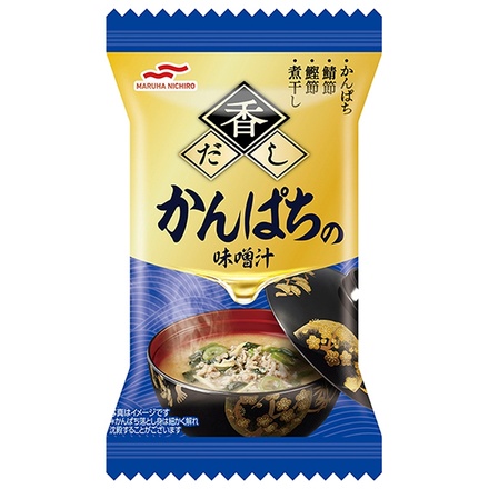 マルハニチロ 香だし かんぱちの味噌汁 7.8g×24袋入|インスタント 即席 味噌汁 みそ汁 フリーズドライ