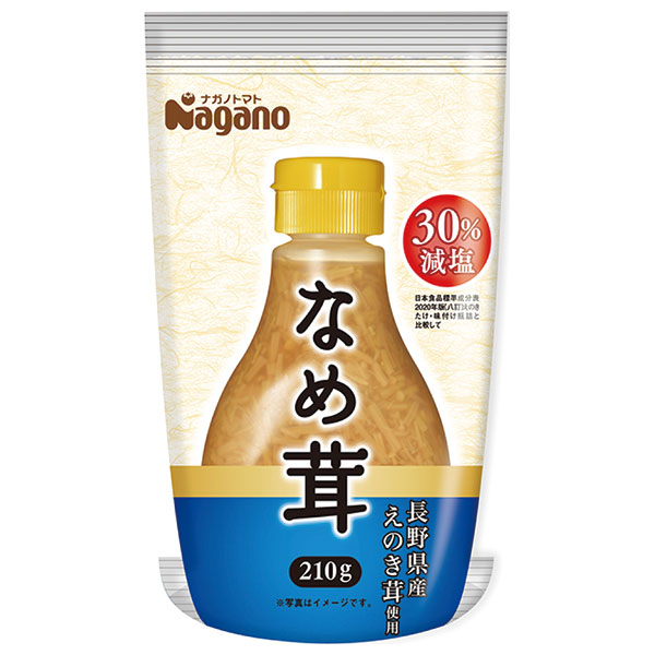 ナガノトマト なめ茸 ボトル入り 210g×10本入|調味料 醤油風味 なめ茸