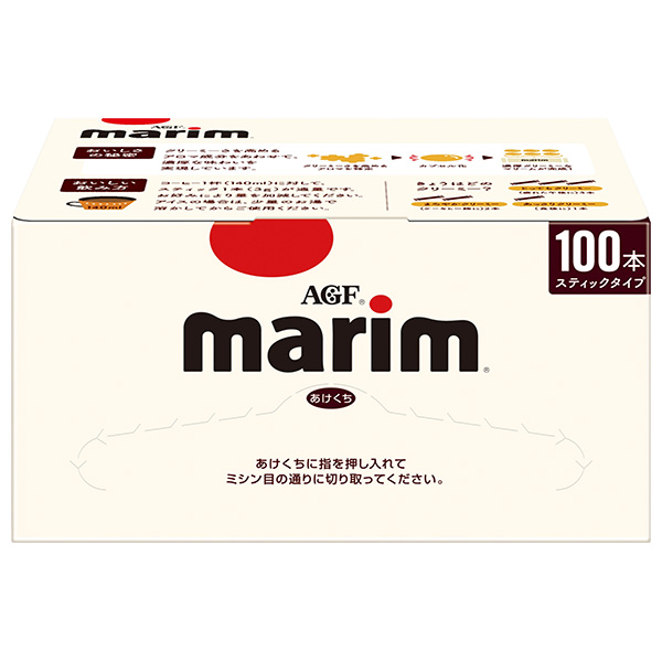 AGF マリーム スティック (3g×100本)×12箱入|marim 嗜好品 クリーミングパウダー クリーム
