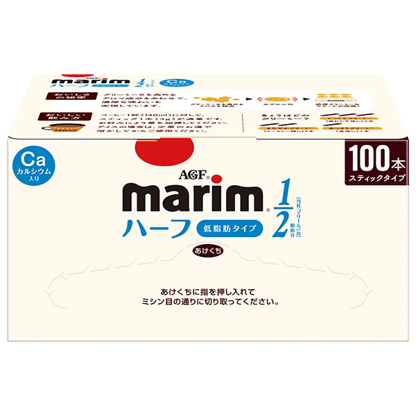 AGF マリーム スティック 低脂肪タイプ (3g×100本)×12箱入|marim クリーム クリーミングパウダー 粉末