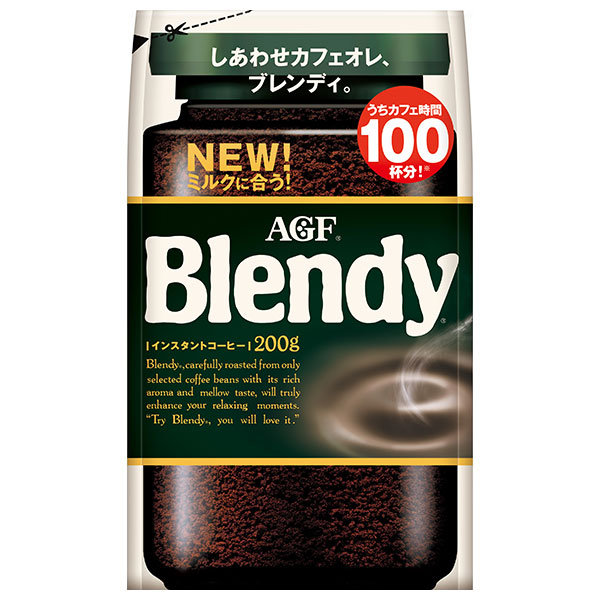AGF ブレンディ 200g袋×12袋入|コーヒー インスタントコーヒー 珈琲 Blendy 詰め替え