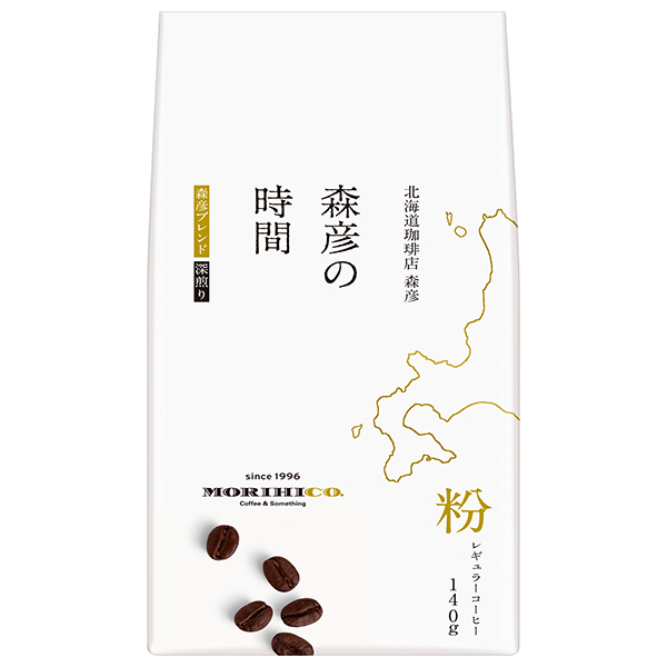 AGF 森彦の時間 森彦ブレンド 140g袋×12袋入|レギュラーコーヒー 嗜好品 コーヒー 珈琲