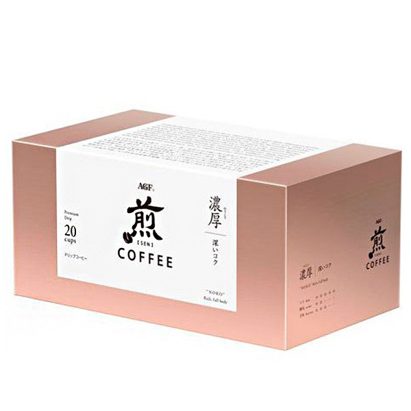 AGF 煎 レギュラー・コーヒー プレミアムドリップ 濃厚 深いコク (10g×20袋)×8箱入|嗜好品 珈琲