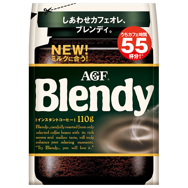 AGF ブレンディ 110g袋×12袋入|インスタントコーヒー 珈琲 Blendy 詰め替え