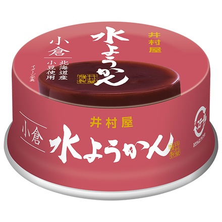 井村屋 缶水ようかん 小倉 83g×32個入|水ようかん 和菓子 お菓子