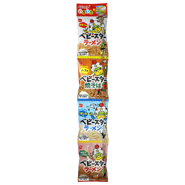 おやつカンパニー ベビースター いろいろ4連 (17g×4)×20袋入 メーカー 問屋直送|お菓子 スナック菓子 ベビースター