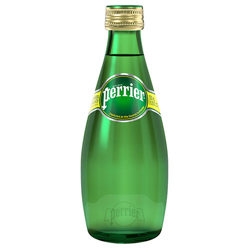 日仏貿易 ペリエ(4本パック) 330ml瓶×24本入|ミネラルウォーター 発泡水 炭酸水