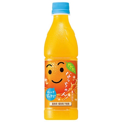 サントリー なっちゃん オレンジ 425mlペットボトル×24本入×(2ケース)