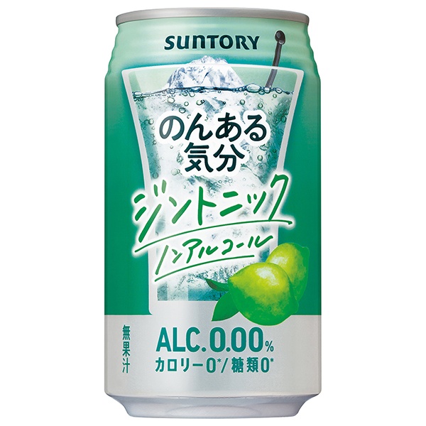 サントリー のんある気分 ジントニック ノンアルコール 350ml缶×24本入|カクテルテイスト 妊婦 授乳中 運転 ノンアルコール