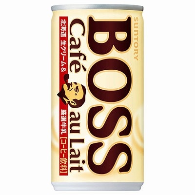 サントリー BOSS(ボス) カフェオレ 185g缶×30本入×(2ケース)