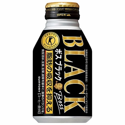 サントリー BOSS(ボス) ブラック(特定保健用食品 特保) 280mlボトル缶×24本入