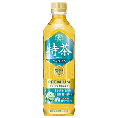 サントリー 伊右衛門(いえもん) 特茶 ジャスミン(手売り用)(特定保健用食品 特保) 500mlペットボトル×24本入