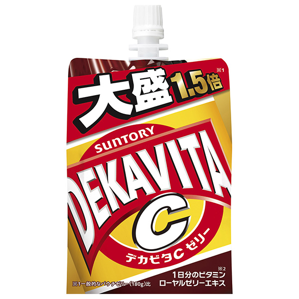 サントリー デカビタC ゼリー(6個パック) 270gパウチ×30(6×5)本入|ゼリー飲料 栄養 パウチ ビタミン DEKAVITA