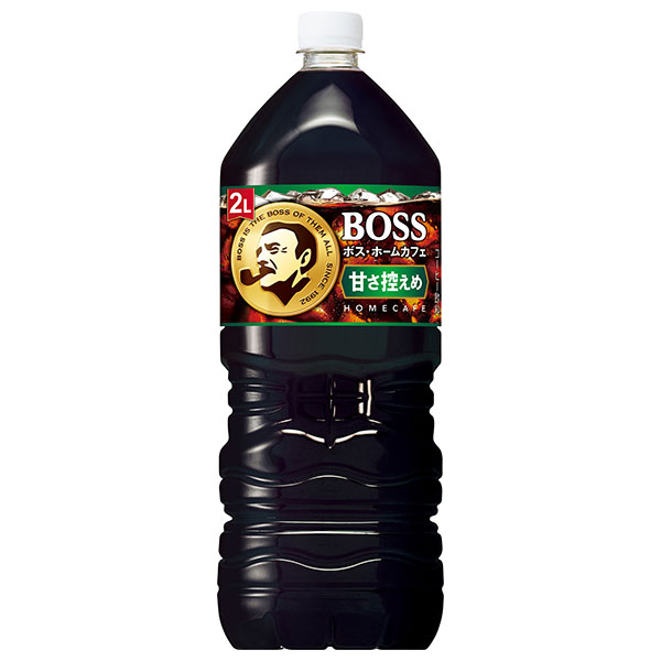 サントリー BOSS(ボス) ホームカフェ 甘さ控えめ 2Lペットボトル×6本入×(2ケース)|珈琲 コーヒー ボトルコーヒー 微糖 PET