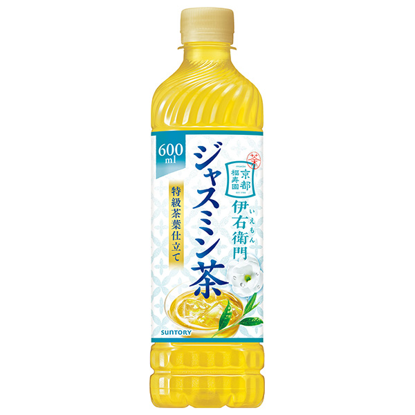 サントリー 伊右衛門(いえもん) ジャスミン茶【手売り用】 600mlPET×24本入|お茶飲料 緑茶 ジャスミン