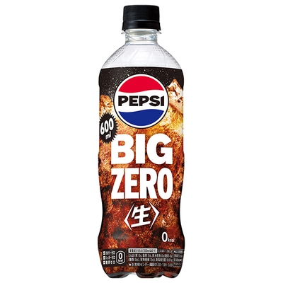 サントリー ペプシ ＜生＞ BIG ZERO(手売り用) 600mlペットボトル×24本入×(2ケース)