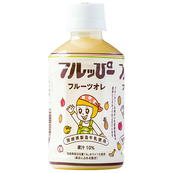 サンA フルッぴー フルーツオレ 240mlペットボトル×24本入|果実飲料 フルーツオレ PET