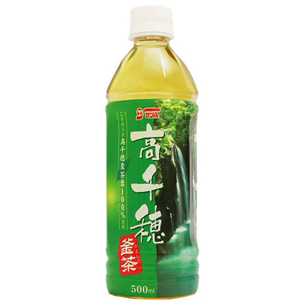 サンA 高千穂釜炒り茶 500mlペットボトル×18本入|釜炒り茶 宮崎 ビタミンC PET