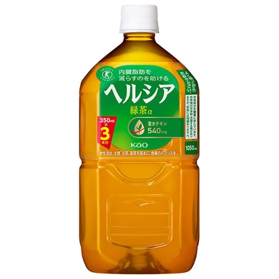 花王 ヘルシア 緑茶(特定保健用食品 特保) 1.05Lペットボトル×12本入×(2ケース)