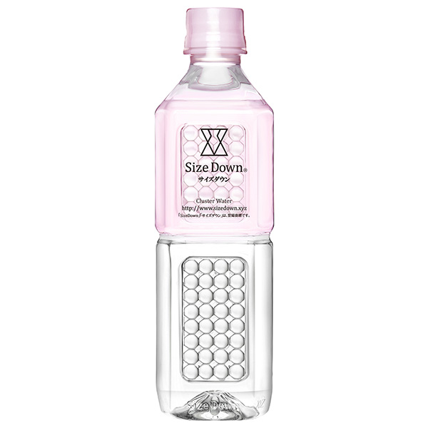 グローブサイエンス XYZ Size Down(エックスワイゼット サイズダウン) 500mlペットボトル×24本入|クラスター 水 xyz ミネラルウォーター