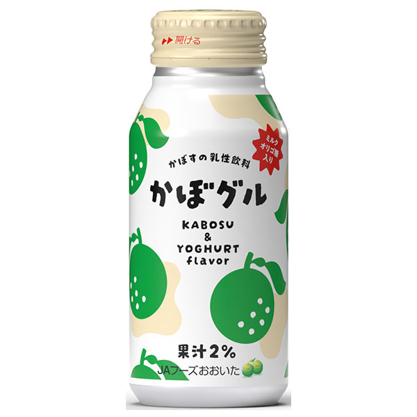 JAフーズ大分 かぼグル 190gボトル缶×30本入|乳性 かぼすヨーグルト ミルクオリゴ糖