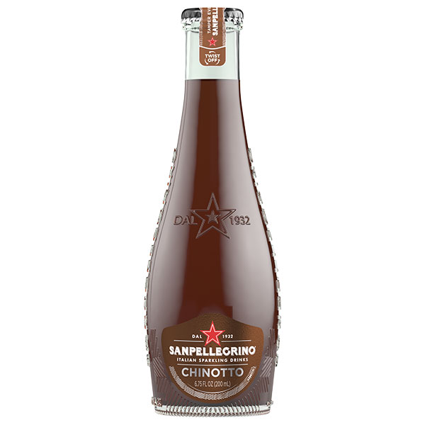 日仏貿易 サンペレグリノ イタリアンスパークリングドリンク キノット 200ml瓶×24本入|炭酸 柑橘 イタリア