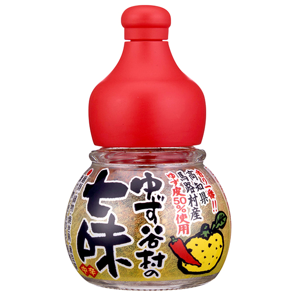 加藤美蜂園 ゆず谷村 ゆず七味 15g×6本入|一般食品 調味料 高知県馬路村 ガラス容器 柚子