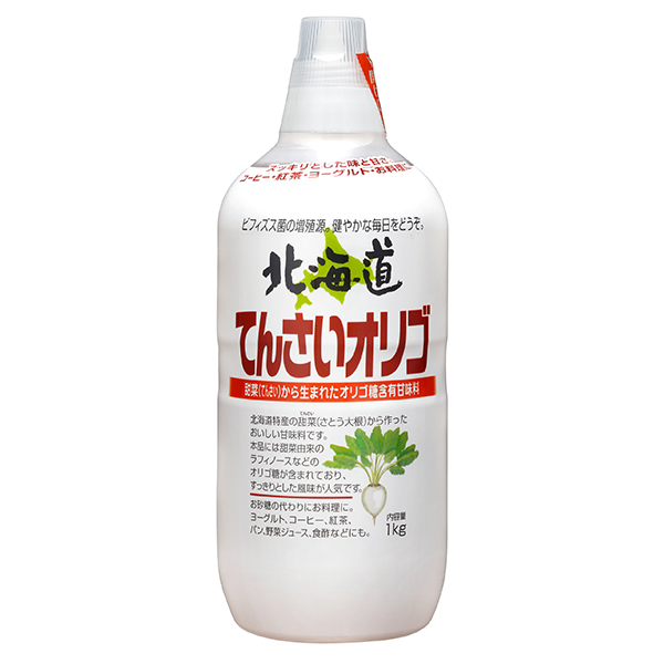 加藤美蜂園 北海道てんさいオリゴ 1kg×8本入|嗜好品 シロップ 甘味料 ラフィノース オリゴ糖分