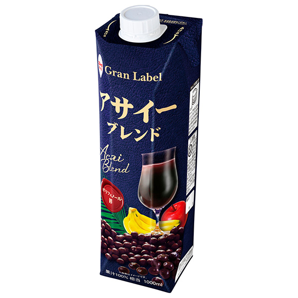 スジャータ アサイーブレンド 1000ml紙パック×6本入|果実飲料 ミックス 果汁100% ポリフェノール アサイー 濃縮 ポリフェノール 鉄分