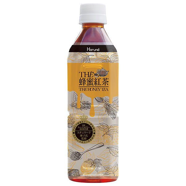 HARUNA(ハルナ) THE蜂蜜紅茶 500mlペットボトル×24本入|茶飲料 アカシア蜂蜜 レンゲ蜂蜜 ウバ茶 PET