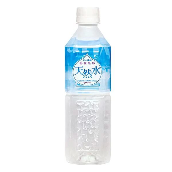 日本薬剤 秘境黒部 天然水 500mlペットボトル×24本入|国内名水 軟水 水 ミネラルウォーター PET