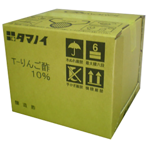 タマノイ酢 T-りんご酢10% 20L×1箱入|調味料 酢 業務用 リンゴ酢