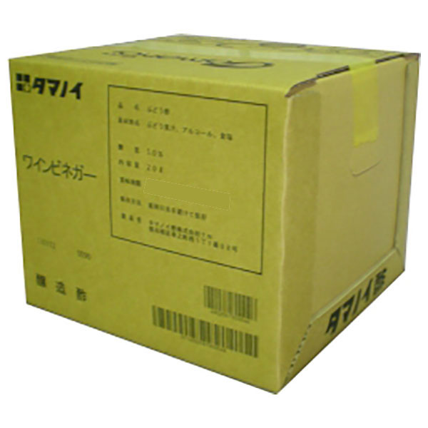 タマノイ酢 ワインビネガー 20L×1箱入|調味料 業務用 ぶどう酢