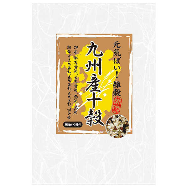 種商 九州産十穀米 (25g×6)×12袋入|十雑穀 雑穀 袋 雑穀米 九州産 2~3合 炊飯用 混ぜて炊くだけ