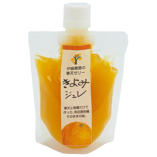 伊藤農園 ピュアフルーツ寒天 きよみジュレ ドリンクタイプ 150g×15個入|ジュレ フルーツゼリー みかん きよみ 清見 100%ピュアジュース