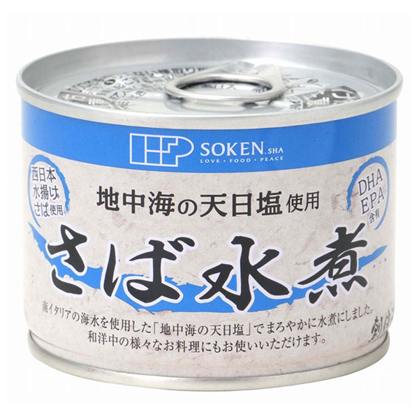 創健社 さば水煮 190g缶×24個入|一般食品 さば水煮 缶詰